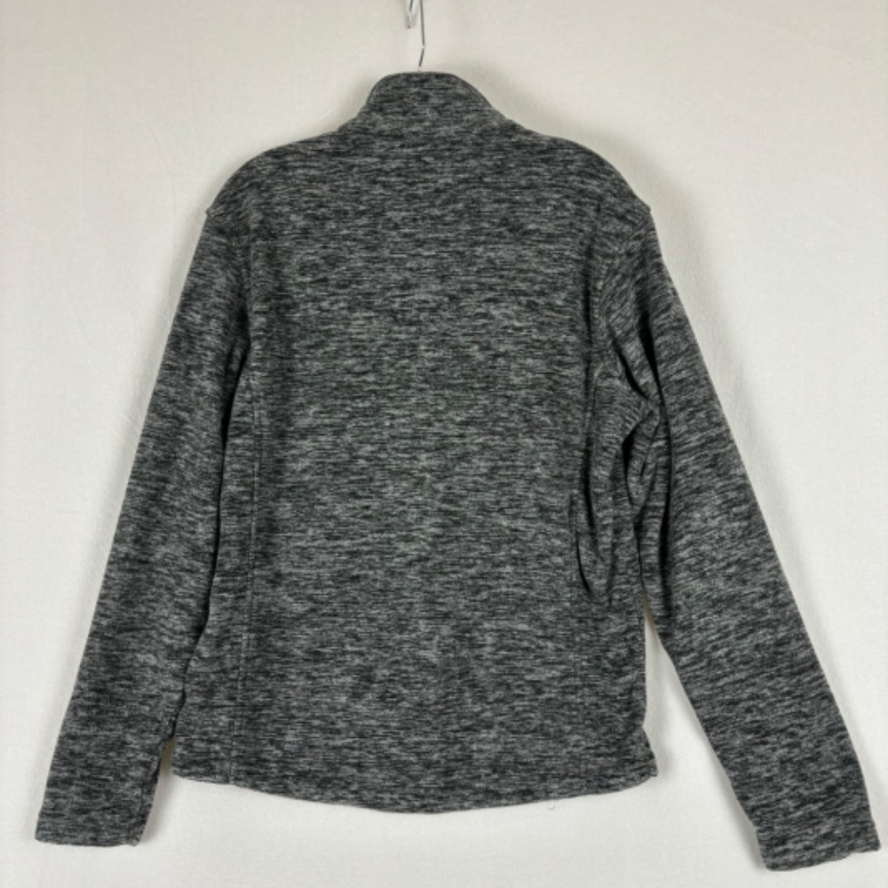 Crossland - Gray Long Sleeved North America full zip Fleece Men’s S - Picture 5 of 10